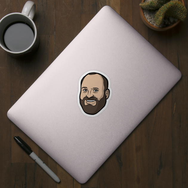 Baddest Tom Segura ('s Head) by Baddest Shirt Co.